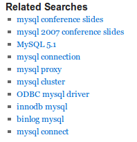 Related search terms widget - figure 3