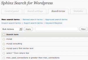 Search terms management - figure 4