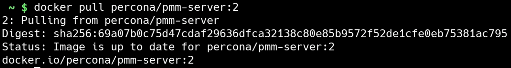 Installing PMM Server - figure 12