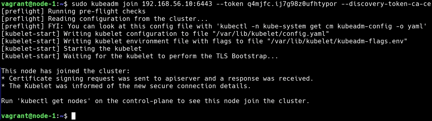 Join the Worker Nodes to the Cluster - figure 4