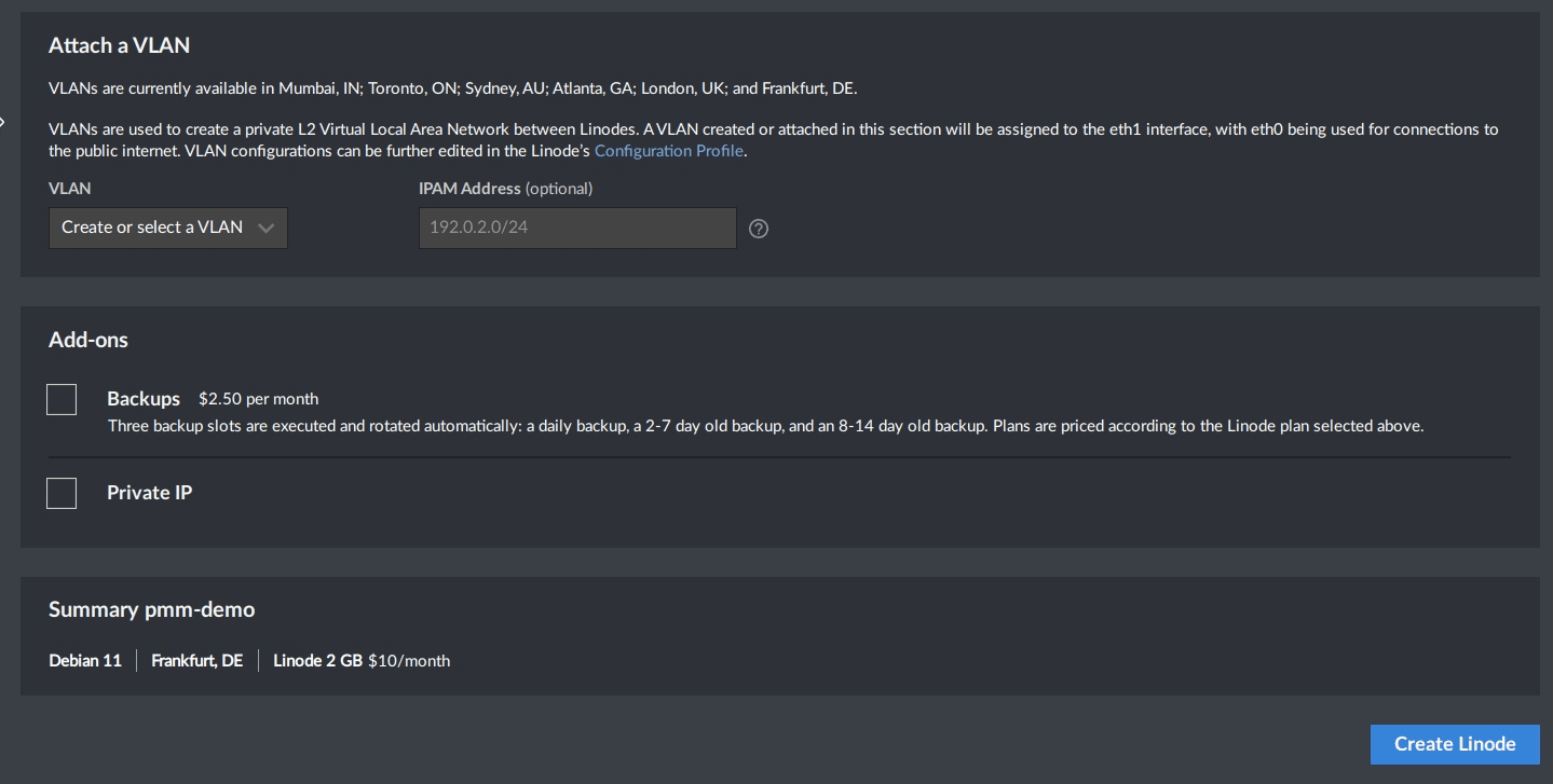 Creating Linode Instance - figure 6