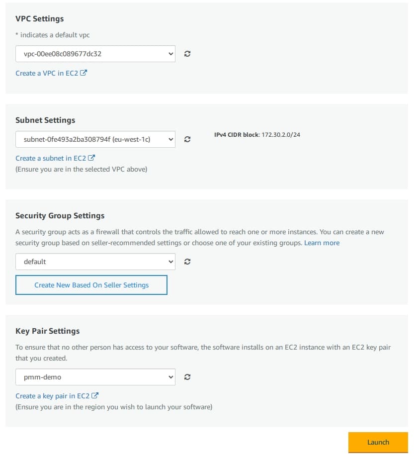 How To Deploy PMM Using AWS - figure 4