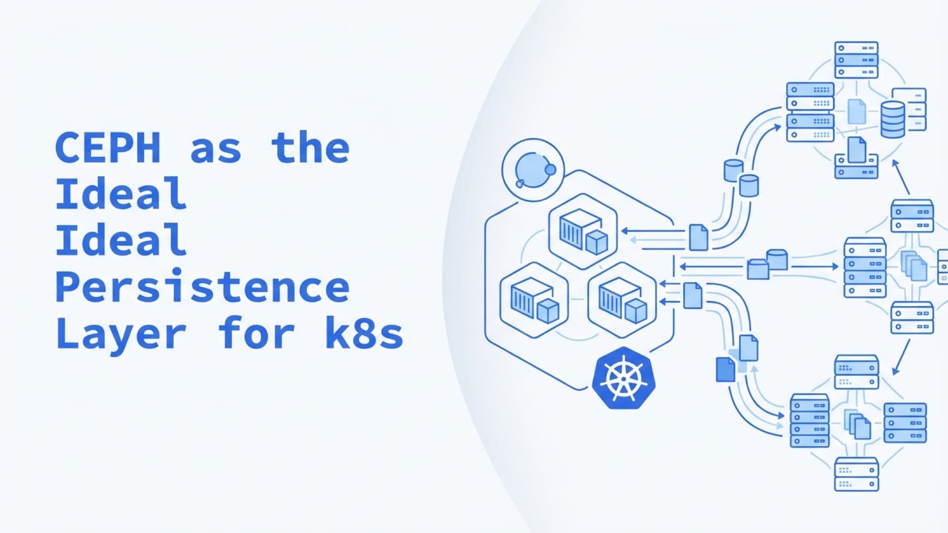 CEPH as the Ideal Persistence Layer for k8s: A Comprehensive Guide