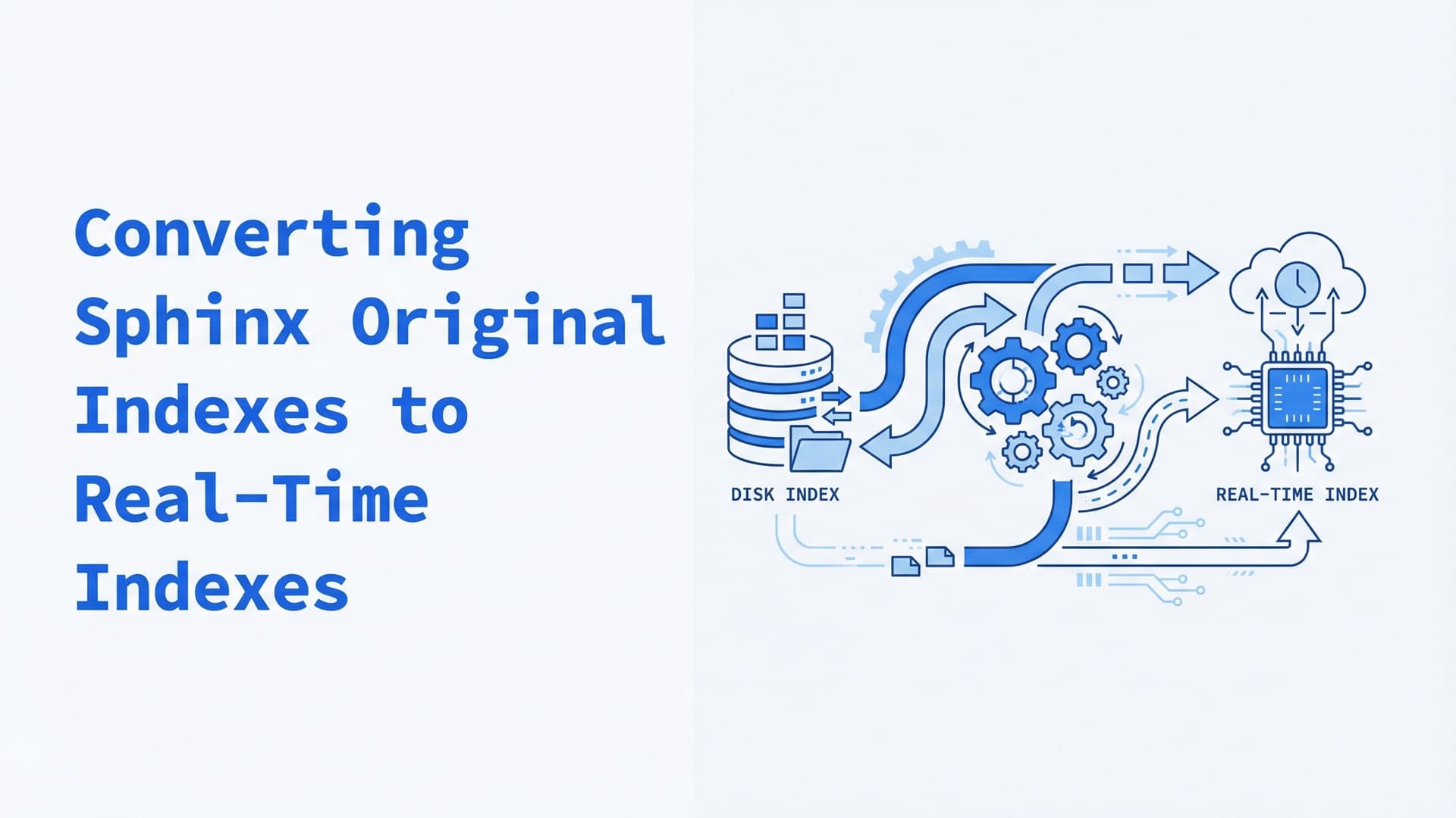 Converting Sphinx original indexes to real-time indexes