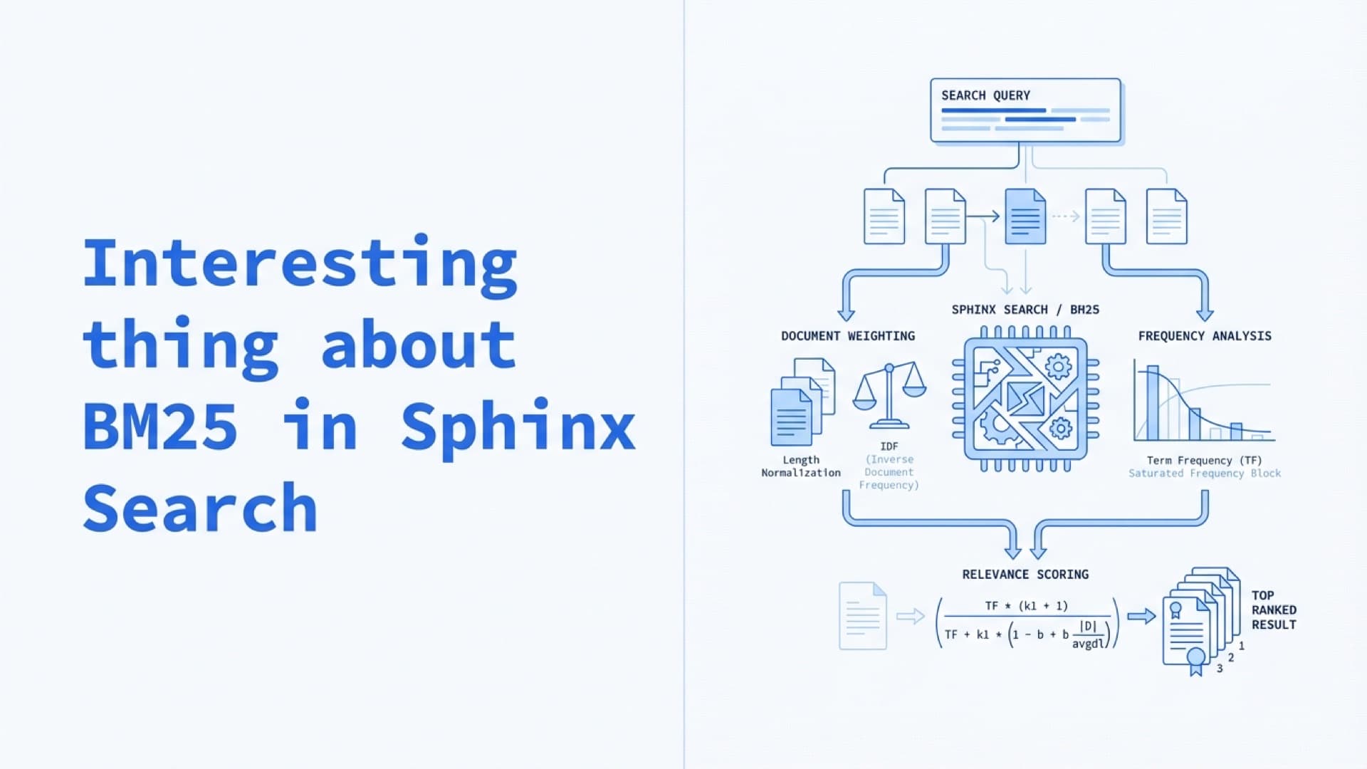 Interesting thing about BM25 in Sphinx Search