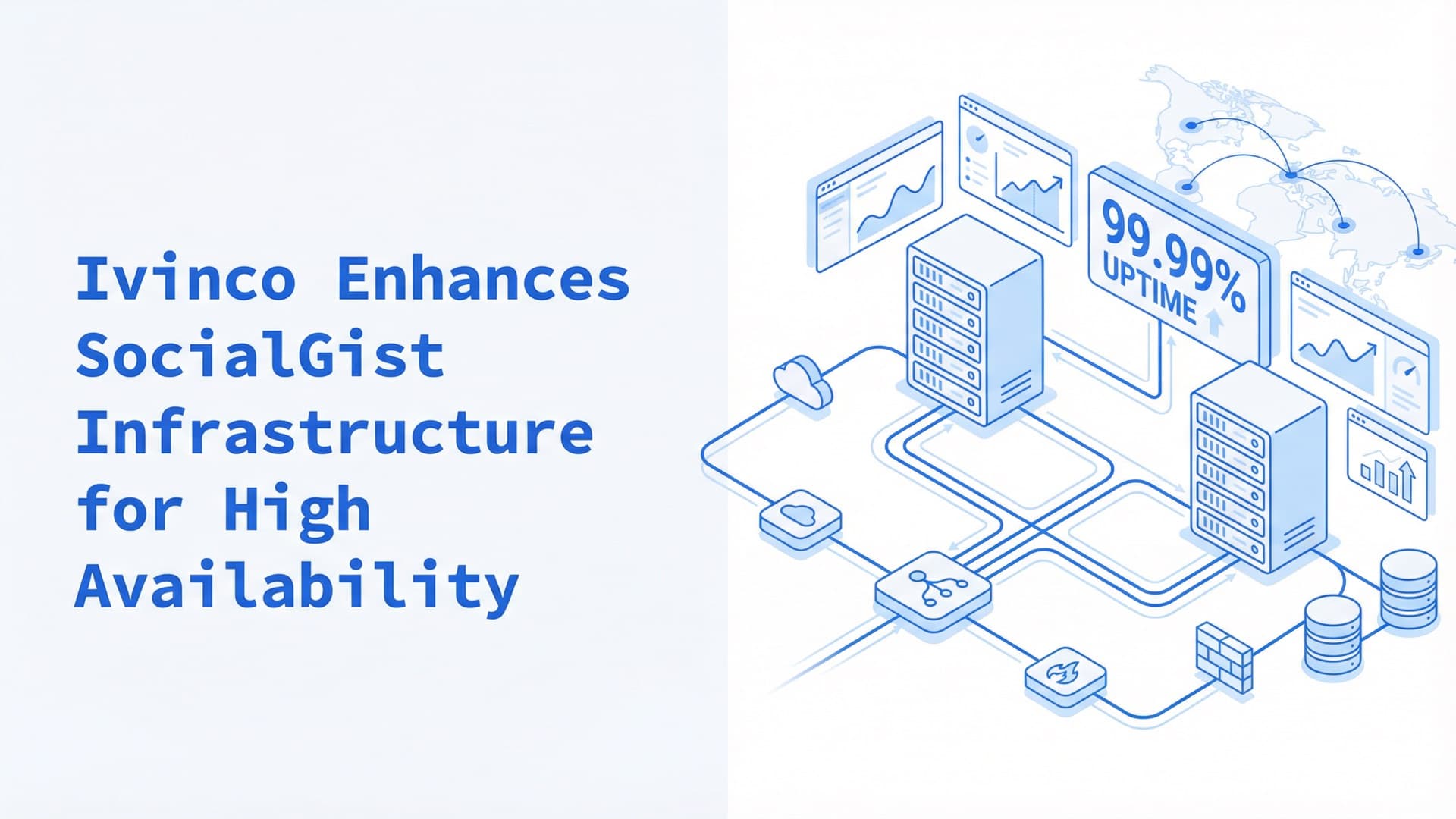 Ivinco Enhances SocialGist Infrastructure for High Availability and Improved Performance