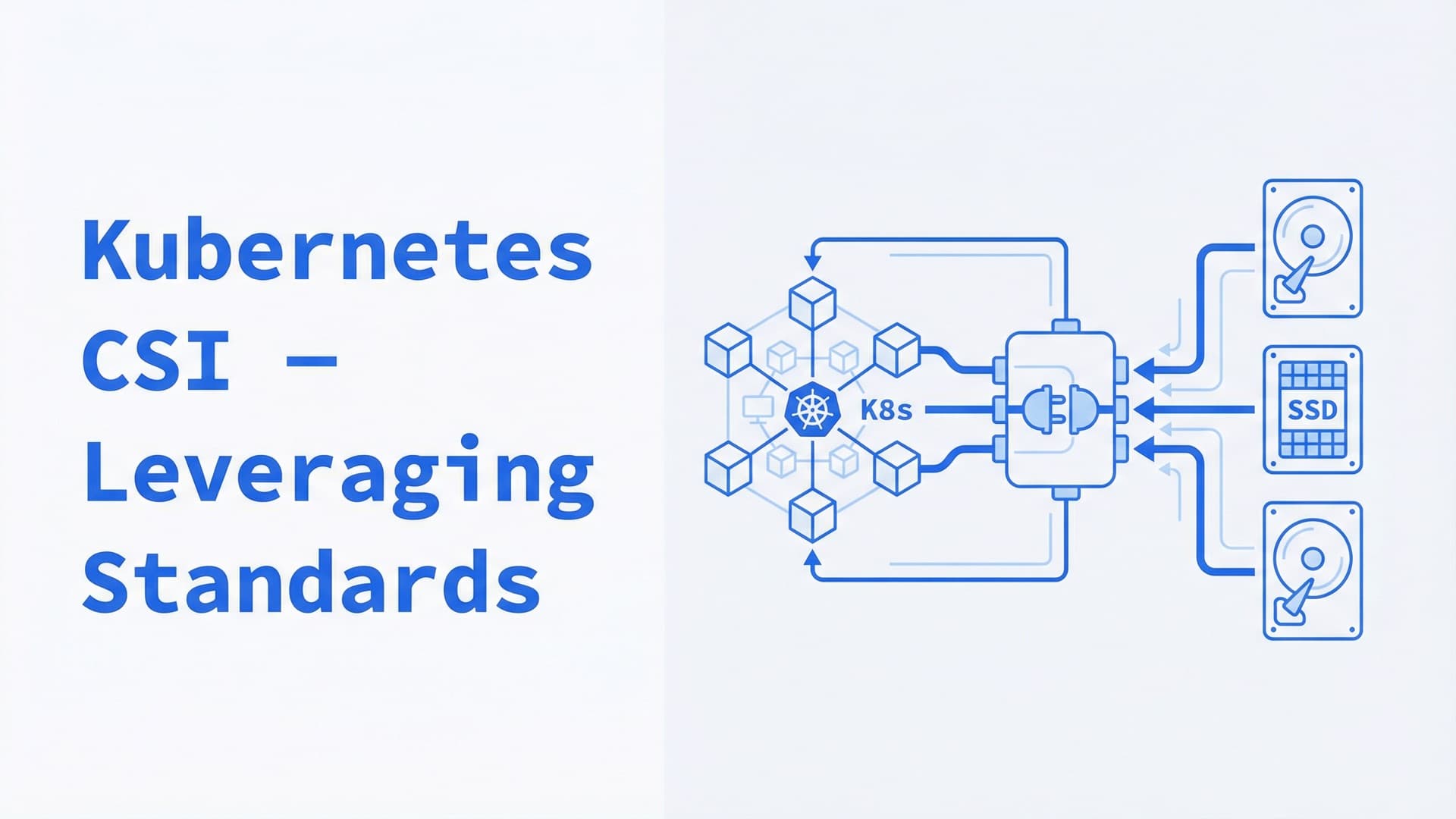 Kubernetes CSI - Leveraging standards