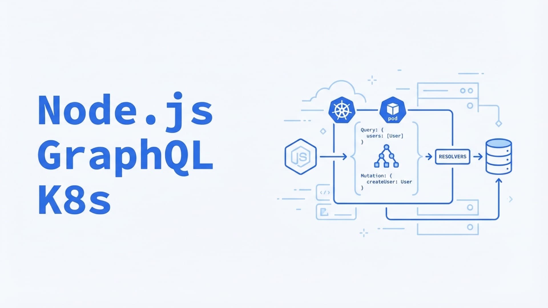 Migrate NodeJS GraphQL app to Kubernetes