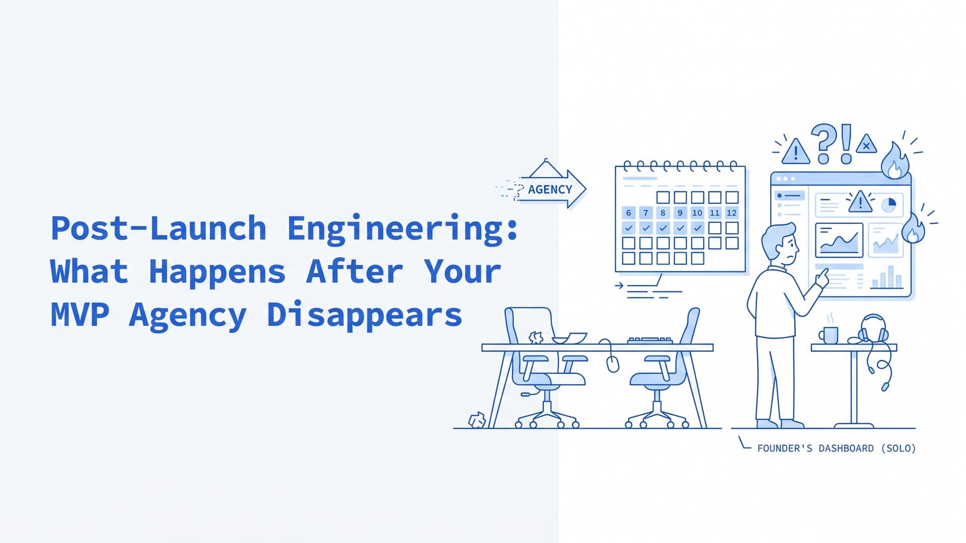 Post-Launch Engineering — What Happens After Your MVP Agency Disappears