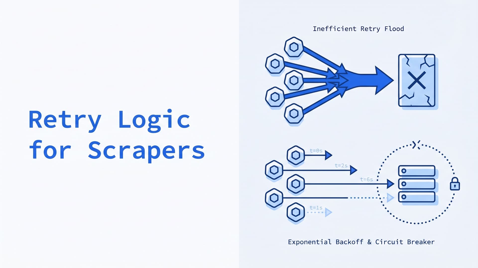 Retry Logic for Scrapers: Exponential Backoff, Idempotency, and Failure Recovery