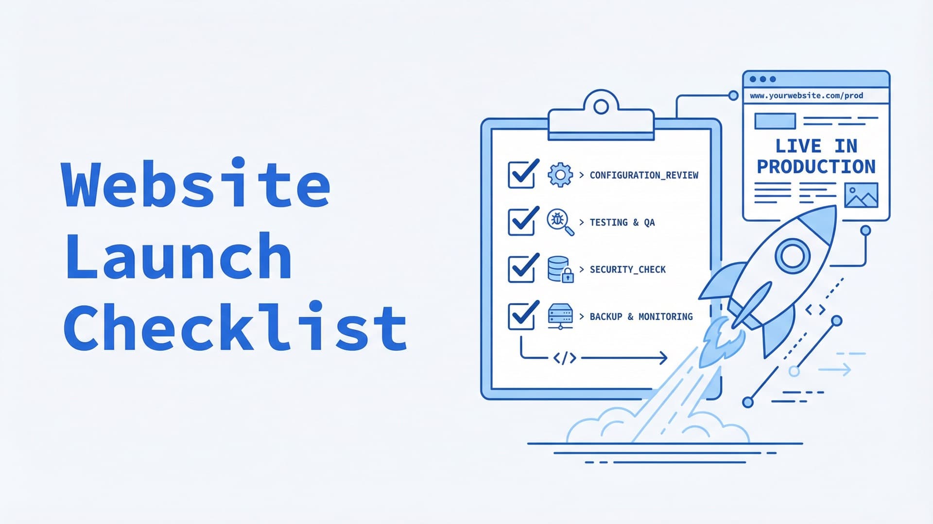 Website launch checklist